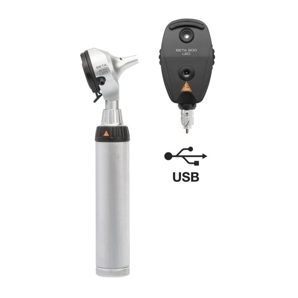 Heine Beta 400 LED F.O Otoscope Combined Diagnostic Set (A-153.28.388)