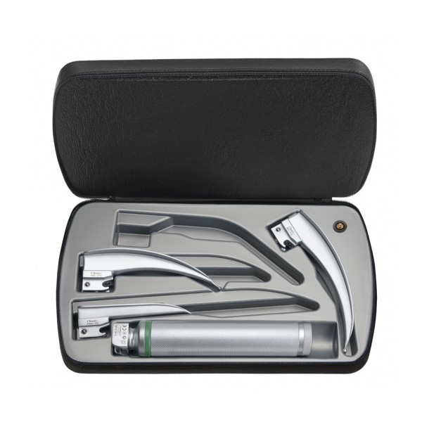 Heine Classic+ Macintosh Fiber Optic (F.O.) Blades Set XHL - Paed 1, Mac 2, Mac 3 Blades (F-119.10.860)