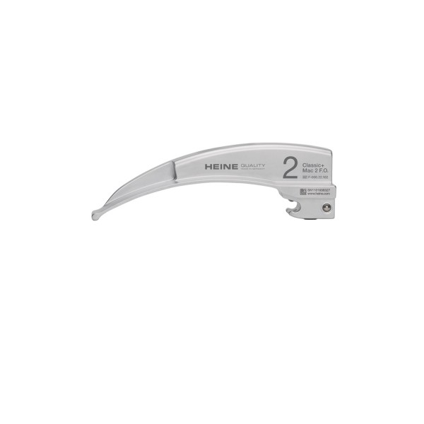 Heine Classic+ Macintosh Fiber Optic (F.O.) Blades Set XHL - Paed 1, Mac 2, Mac 3 Blades and NT4 table charger (F-119.23.865)