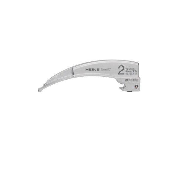 Heine Classic+ Macintosh Fiber Optic (F.O.) Blades Set LED - Paed 1, Mac 2, Mac 3 Blades and NT4 Table Charger (F-119.94.865)