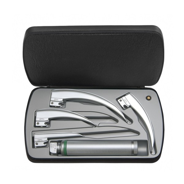 Heine Classic+ Macintosh Fiber Optic (F.O.) Blades Set LED - Paed 1, Mac 2, Mac 3, Mac 4 Blades (F-120.18.860)