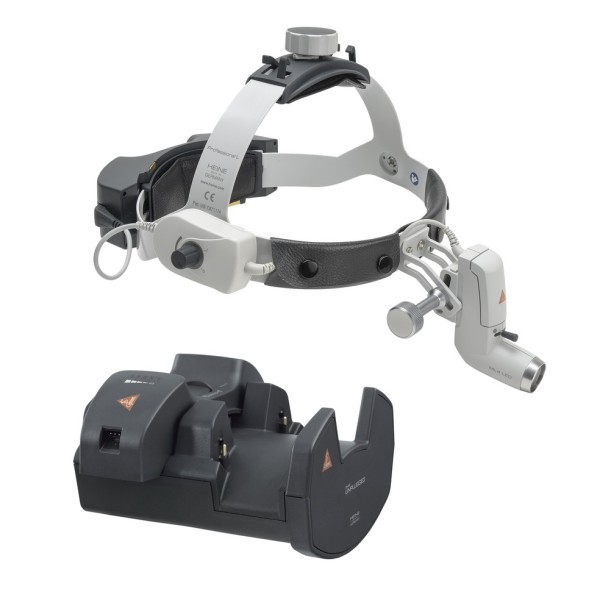 Heine ML4 LED HeadLight Kit - HR Binocular Loupe 2.5x/340mm + 2x mPack Unplugged + S-Guard + Wall charger (J-008.31.445)