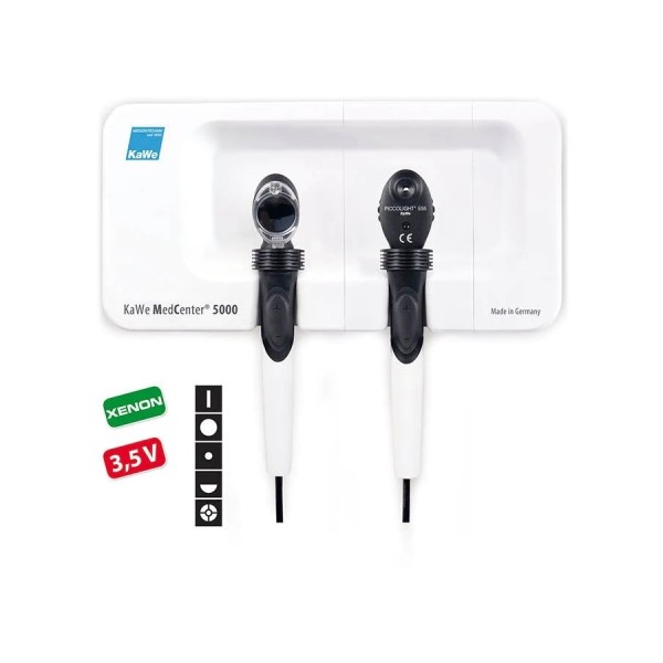 KaWe MedCentre 5000 Wall Mounted Xenon Diagnostic Set (W4232)