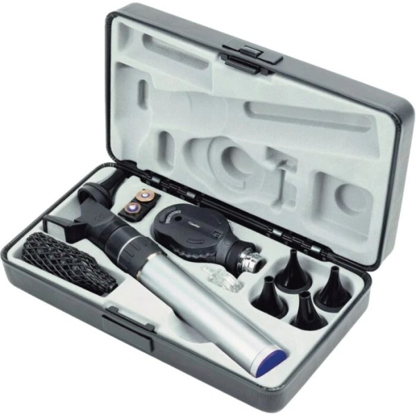 Keeler 3.6V Bulb Practitioner Ophthalmoscope (LED) / Otoscope Diagnostic Set (1729-P-1051)