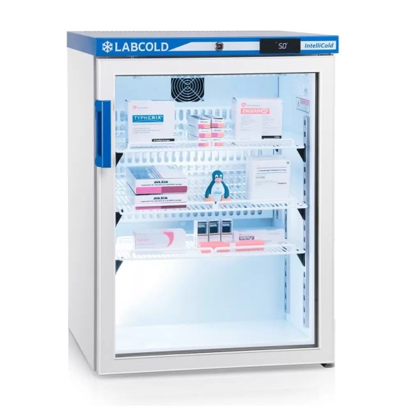 Labcold IntelliCold Glass Door Pharmacy Fridge / Vaccine Refrigerator with Touch Screen (150 Litres) (RLDG0519)