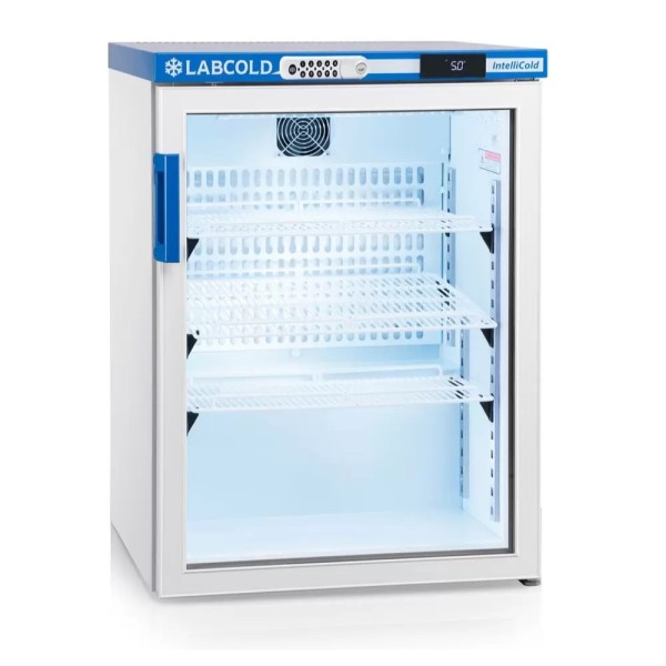 Labcold IntelliCold Glass Door Pharmacy Fridge / Vaccine Refrigerator with Touch Screen and Digital Door Lock (150 Litres) (RLDG0519Diglock)