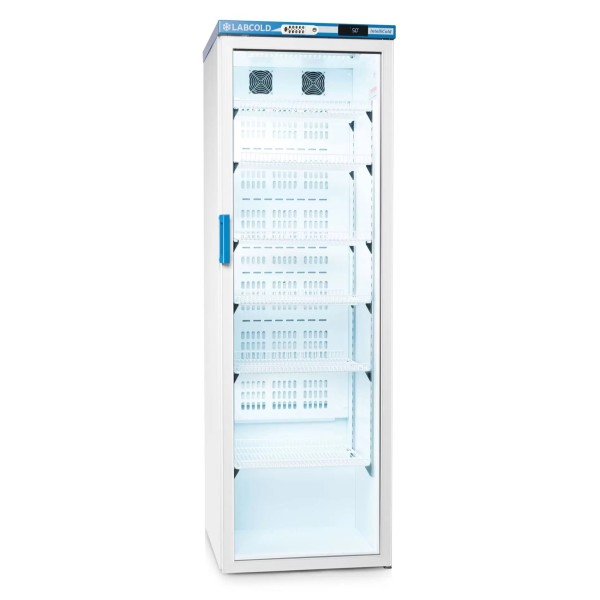 Labcold IntelliCold Glass Door Pharmacy Fridge / Vaccine Refrigerator with Touch Screen and Digital Door Lock (440 Litres) (RLDG1519Diglock)