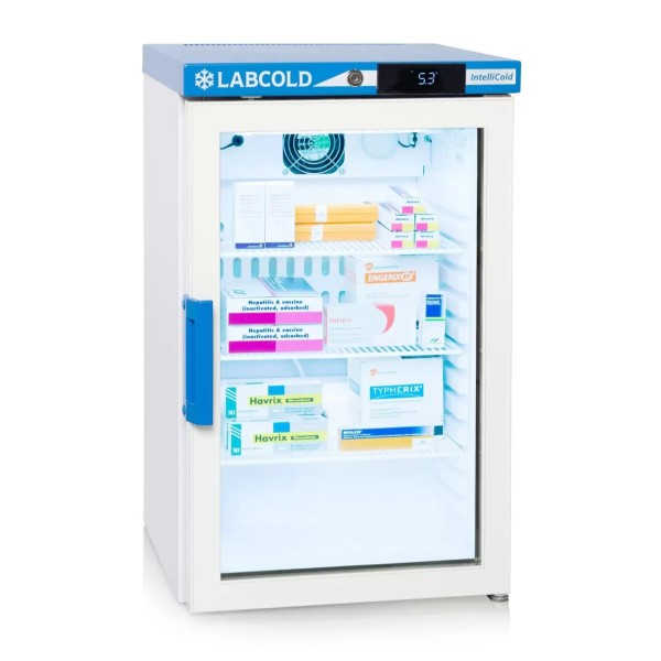 Labcold IntelliCold Glass Door Pharmacy Fridge / Vaccine Refrigerator with Touch Screen (66 Litres) (RLDG0219)