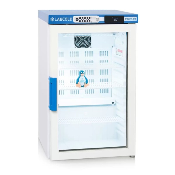 Labcold IntelliCold Glass Door Pharmacy Fridge / Vaccine Refrigerator with Touch Screen and Digital Door Lock (66 Litres) (RLDG0219Diglock)