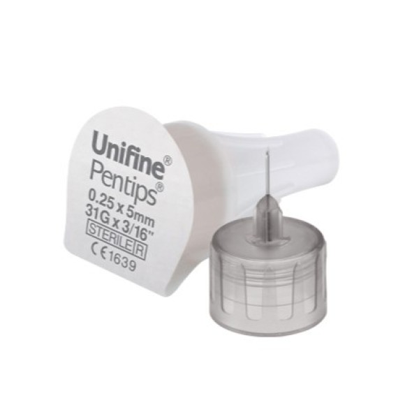 Owen Mumford Unfine Pentips Insulin Pen Needles 5mm 31G (Box of 100) (AN3550)