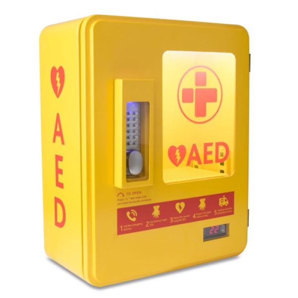 Reliance Medical Heated Outdoor Metal AED Wall Cabinet (RL2105)