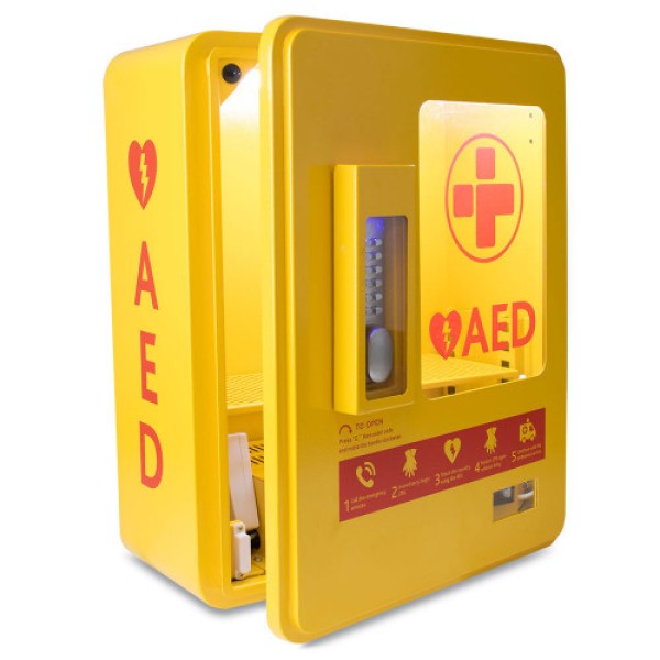 Reliance Medical Heated Outdoor Metal AED Wall Cabinet (RL2105)