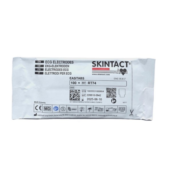 Skintact Aqua-Tac Easitab Gel 26mm Electrodes (Pack of 100) (RT74)