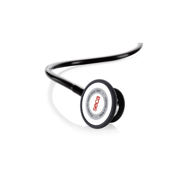 Seca S20 Stethoscope with a standard membrane side and a bell side as well as a two-channel tube. (S200001001)