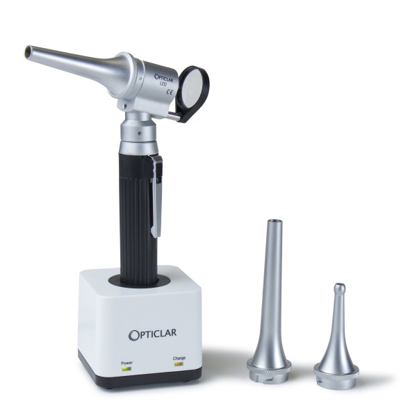 Opticlar MINI-Vet Slit Otoscope Set - 1 ADAPT Lithium Rechargeable Handle, Single Port Charger (700.014.022)