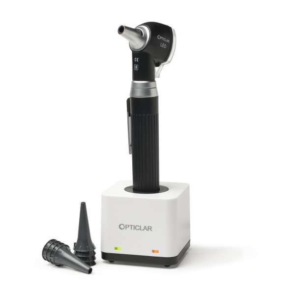 Opticlar Pocket Otoscope Set - Rechargeable, Zip Case (100.014.020)