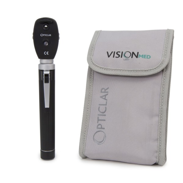 Opticlar VisionMed Pocket Pro Ophthalmoscope with P2 Plastic Handle & Canvas Case (100.010.025)