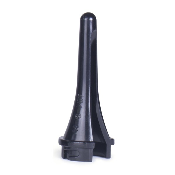 Opticlar Plastic Companion Animal Tips with Open Gutter and Bull Nose End - 65 x 6.0mm (700.000.024)