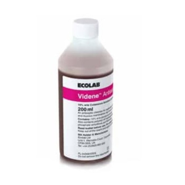 Videne Antiseptic Solution Pink 200ml (3131392)