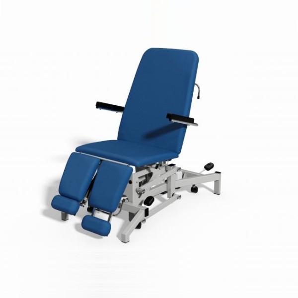 Plinth Medical Podiatry Chair Divided Leg 90 Degree Drop (93CDT)