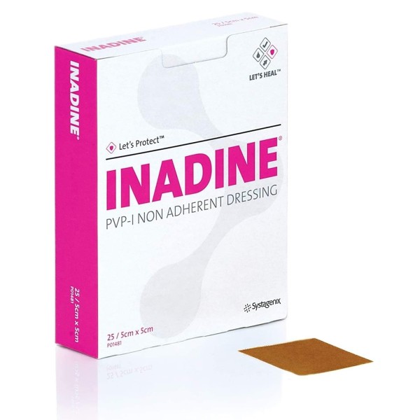 Inadine Dressing 5cm x 5cm (Pack of 25)