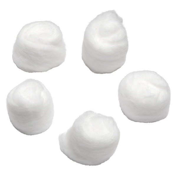 Vernon Carus Cotton Wool Balls, Sterile (40 Packs of 5 Balls) (VC28170)